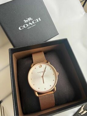 Women’s Coach Elliot Watch Rose Gold Stainless Steel